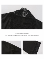 Lace Trim Silky Nightdress & Robe Set - Image 26