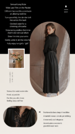 Lace Trim Silky Nightdress & Robe Set - Image 3