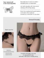 Luxury Sheer Lace Thong Set - Image 3