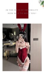 Bunny Velvet Roleplay Lingerie Set - Image 13