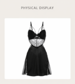 3-Piece Lace Slip Dress & Robe Set - Image 49