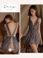 Sheer Mesh Babydoll & Thong Set - Image 29