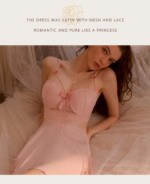 3-Piece Lace Slip Dress & Robe Set - Image 15