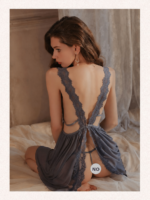 Sheer Mesh Babydoll & Thong Set - Image 28