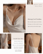 Elegant Satin Slip Dress with Sheer Robe - Image 4