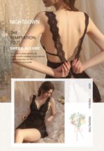 Sheer Mesh Babydoll & Thong Set - Image 2