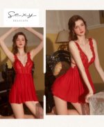 Sheer Mesh Babydoll & Thong Set - Image 19