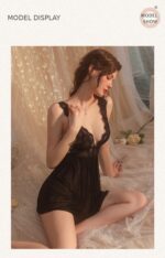 Sheer Mesh Babydoll & Thong Set - Image 7