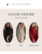 Elegant Satin Slip Dress with Sheer Robe - Image 5
